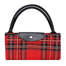 Alternate Image 2 for Royal Stewart Tartan Folding Shopping Bag