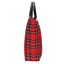 Alternate Image 3 for Royal Stewart Tartan Folding Shopping Bag