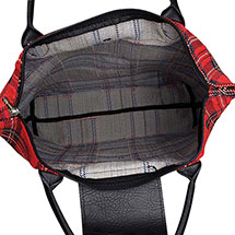 Alternate Image 4 for Royal Stewart Tartan Folding Shopping Bag
