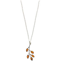 Product Image for Amber Leaves Pendant