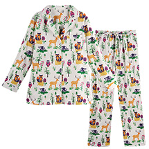 Alternate image for Forest Friends Two Piece Pajama Set