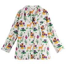 Alternate Image 1 for Forest Friends Two Piece Pajama Set