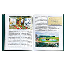 Alternate Image 3 for Leather-Bound 101 Baseball Places to See Before You Strike Out (Hardcover)