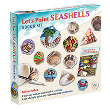 Product Image for Let's Paint Seashells Book & Kit