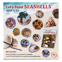 Alternate image for Let's Paint Seashells Book & Kit