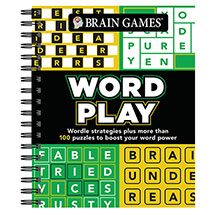 Alternate Image 1 for Brain Games Word Play Puzzle Book