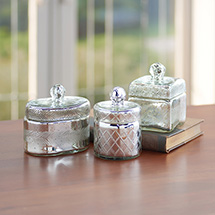 Product Image for Mercury Glass Trinket Boxes
