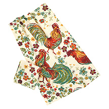Alternate Image 1 for Rooster Tea Towels - Set of 2
