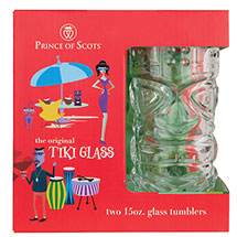 Alternate Image 2 for Glass Tiki Tumblers - Set of 2