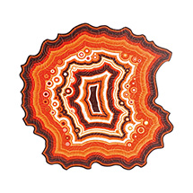 Alternate Image 1 for Wooden Geode Puzzle