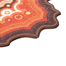 Alternate Image 4 for Wooden Geode Puzzle