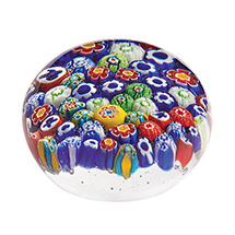 Alternate Image 1 for Murano Floral Glass Paperweight