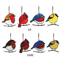 Alternate Image 2 for Chubby Birds Suncatchers - Set of 4