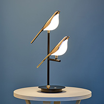 Alternate Image 3 for Double Bird Table Lamp
