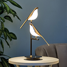 Alternate Image 4 for Double Bird Table Lamp