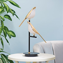 Alternate Image 5 for Double Bird Table Lamp