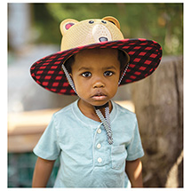 Alternate Image 1 for Animal Sun Hat For Kids