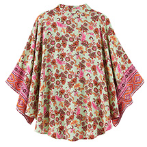 Alternate Image 1 for Arabella Tie-Front Kimono Jacket
