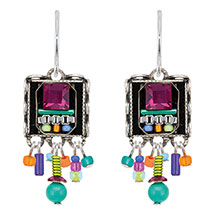 Product Image for Firefly Crystal-and-Bead Mosaic Earrings
