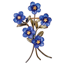 Product Image for Double Wild Violet Brooch