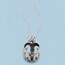 Alternate Image 3 for Sterling Silver Family Love Necklace