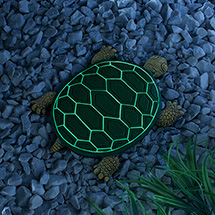 Product Image for Glow In The Dark Turtle Stepping Stone