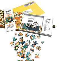 Product Image for Wood Greeting Card Jigsaw Puzzle