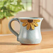 Alternate Image 1 for Handmade Black Eyed Susan Flower Mug
