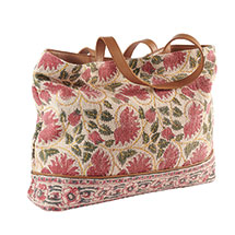 Alternate Image 2 for Mughal Flower Embroidered Tote