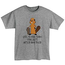Alternate Image 1 for Dam Project T-Shirt or Sweatshirt