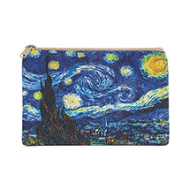 Alternate image for Van Gogh Zip Pouches - Set of 3