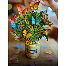 Alternate Image 4 for Pop Up Flower Bouquet Card