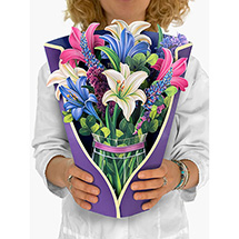 Alternate image for Pop Up Flower Bouquet Card