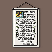 Product Image for Instrument of Peace Plaque