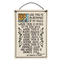 Alternate Image 3 for Instrument of Peace Plaque