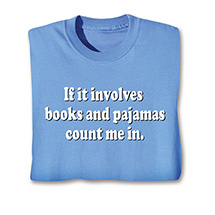 Alternate image for Books & Pajamas T-Shirt or Sweatshirt