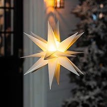 Alternate image for LED Collapsible Hanging Star Outdoor Lantern