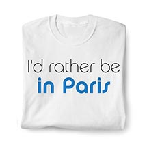 Alternate Image 1 for Personalized 'I'd Rather Be...' Shirt