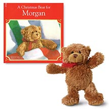 Product Image for A Christmas Bear Personalized Book And Bear