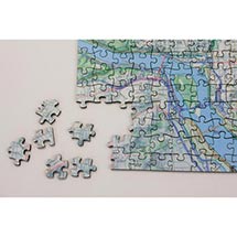 Alternate image for Personalized Hometown Jigsaw Puzzle - Heirloom Edition
