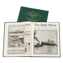Alternate Image 1 for The Titanic Story Daily Mirror Newspaper - Personalized