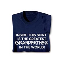 Alternate Image 1 for Personalized 'Inside This Shirt Is The Best In The World' T-Shirt or Sweatshirt