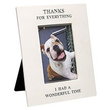 "Thanks for Everything" Pet Memorial Frame - 4' x 6' Photos