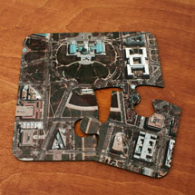 Alternate image for Personalized Hometown Map Coasters Set