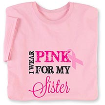 Product Image for Personalized 'I Wear Pink' Shirts