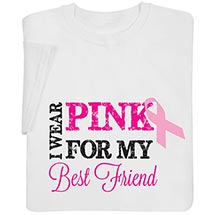 Alternate Image 1 for Personalized 'I Wear Pink' Shirts
