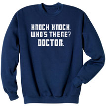 Alternate Image 1 for Knock Knock Who's There T-Shirt or Sweatshirt