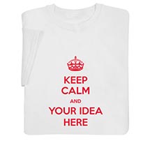 Product Image for Personalized  "Keep Calm " Shirts