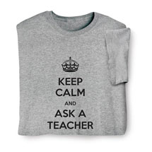 Alternate Image 2 for Personalized  "Keep Calm " T-Shirt or Sweatshirt