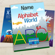 Product Image for Personalized Alphabet World Hardcover Book